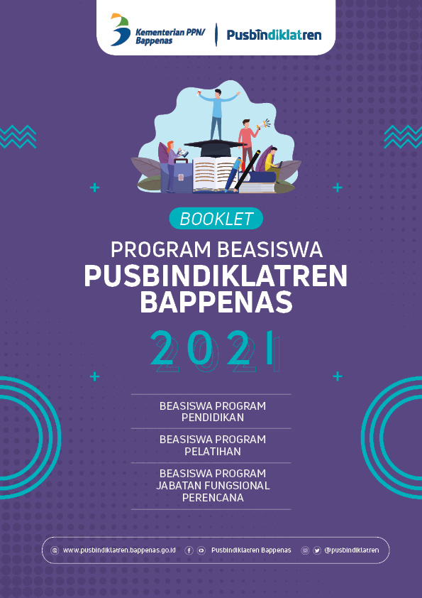 Booklet Program Beasiswa Pusbindiklatren Bappenas 2021